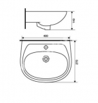 Умывальник Santek Анимо 40 см