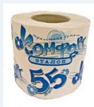 Бумага туалетная Комфорт Эталон 55 1/50