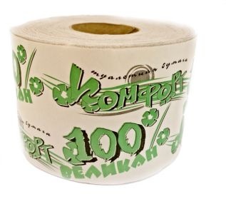 Бумага туалетная Комфорт Великан 100 1/40